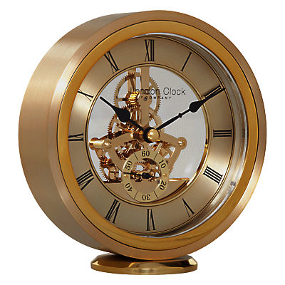 London Clock Company Round Carriage Clock, Gold